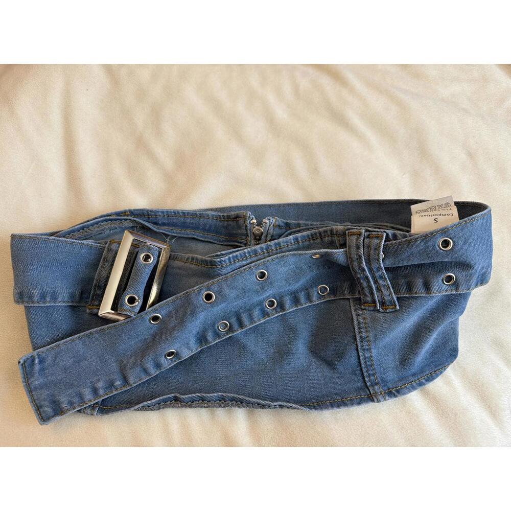 Denim corset‎ belt. Size small.